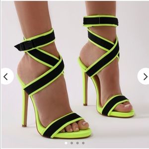 PUBLIC DESIRE BARCA SPORTS LUXE HEEL